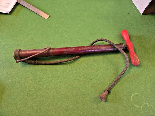 Vintage stirrup air pump - vintage,