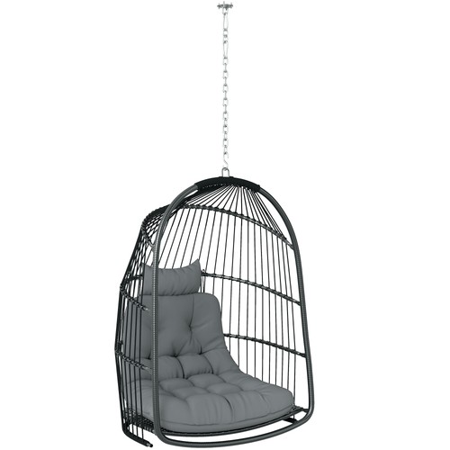 Outsunny rattan egg - rattan,