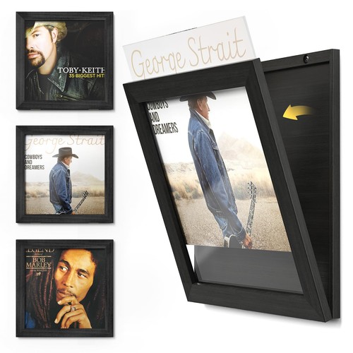 Vinyl record frame - record, pack