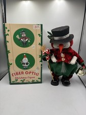 Vintage 15” Fibre Optic Musical Dancing Christmas Snowman - BOXED & WORKING VGC