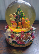 Dogs Around a Christmas Tree