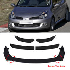 For Renault Clio 3 RS MK3 MK4 Gloss Black Front Bumper Chin Lip Spoiler Splitter