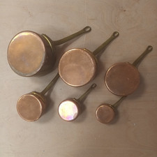 Vintage Copper Saucepan Pan