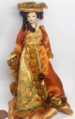 Dolls house victorian lady - house, in