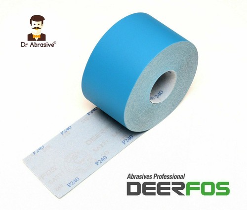 Hook and loop sandpaper roll - and,