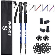 1Pair Trekking Walking Poles