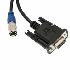 Trimble Geodimeter Total Station to Data Coiled Cable Hirose 4Pin-DB9 9Pin Femal