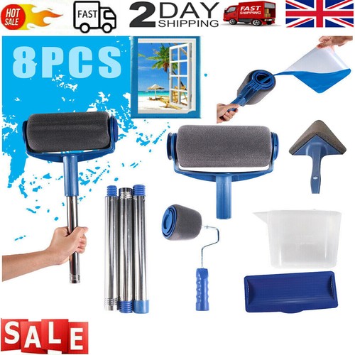 8pcs pro roller paint - 8pcs, brush