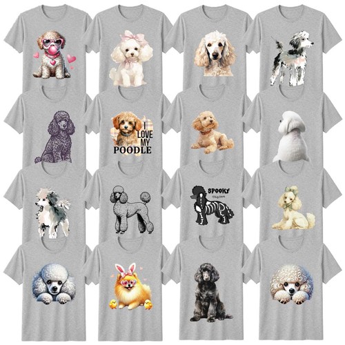 Watercolour dog shirt poodle - watercolour, t-shirt