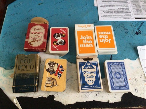 Vintage playing cards - vintage,