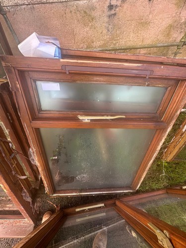 Wooden windows job - wooden,