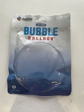 Qualatex 20" Bubble Balloons - Clear Transparent - Party Deco Helium/Air