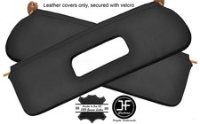 BLACK STITCHING 2X SUN VISORS