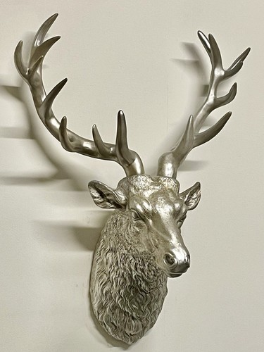 Large stag head resin - stag,