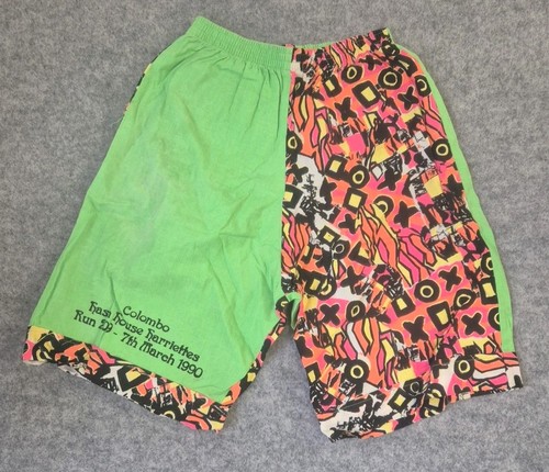 Beach funky print neon surf - print,