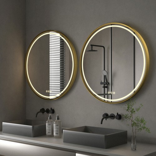 Large round led - led, bathroom