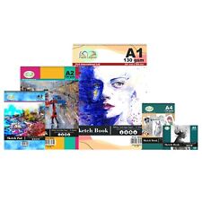 A1 A2 A3 A4 A5 Sketch Books Spiral White Cartridge Paper Artist Drawing Doodling