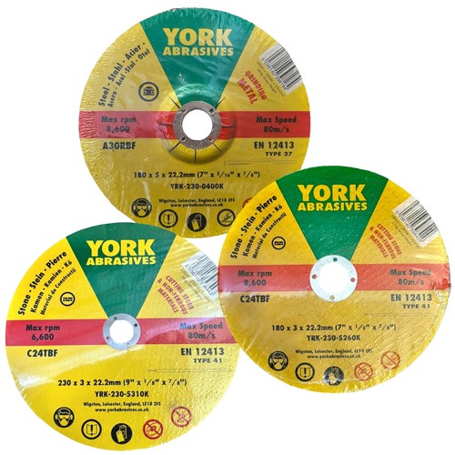 York abrasives steel metal - abrasives,