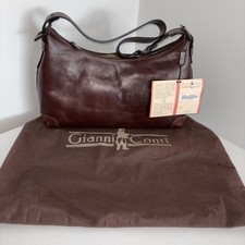 Gianni Conti Brown leather shoulder bag