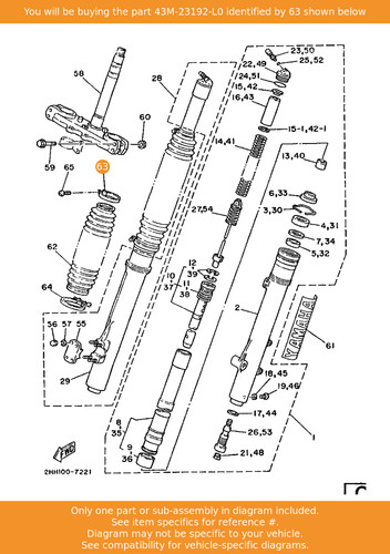 Yamaha band 43m 23192 oem - 43m-23192-l0,
