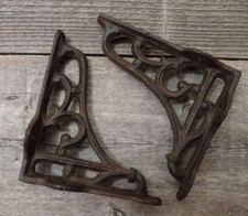 2 Antique Style Shelf Brace