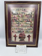 Antique 1883 Embroidery