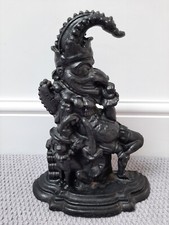 VICTORIAN CAST IRON DOOR STOP