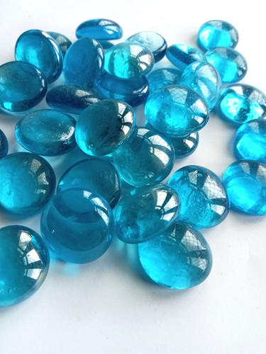 Aqua decorative glass - aqua,