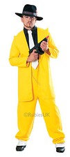 1920S DLX ZOOT SUIT YELLOW MED