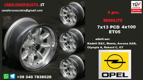Rims minilite 13 4x100 - 4,