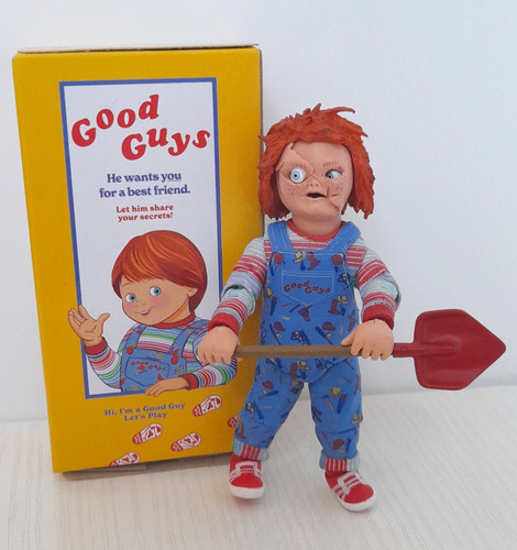 Busted chucky neca doll - chucky, tv