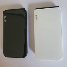 ALT MIVE AT-M120 Style Folder cell phone 32GB LTE/3G Black , White Used