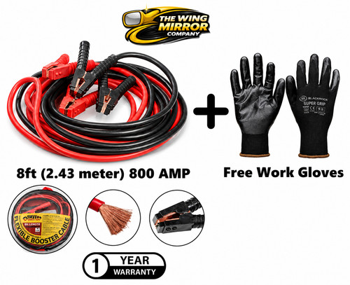 Jump leads 8ft 800amp car - jump,