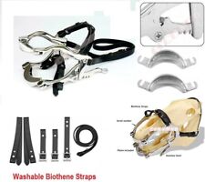 Equine Dental Speculum Horse Mouth Gag Stainless Steel Leather McPherson