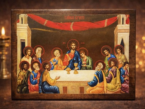 Vintage style orthodox icon - orthodox,