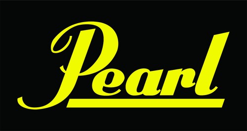Pearl drums logo - pearl, decal
