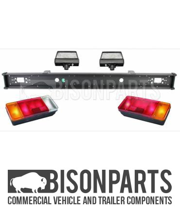 Rear bumper run bar - rear, lamps