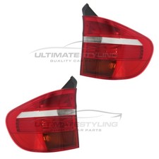 BMW X5 Rear Light E70 2006-2010 Outer Wing LED Tail Lamp Lens Pair Left & Right
