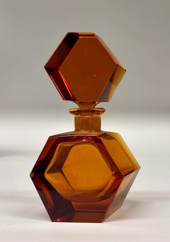 Art deco czech crystal perfume - art,