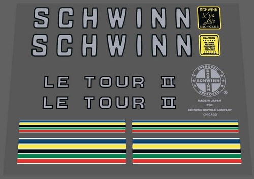 Schwinn 1977 tour set - tour, ii