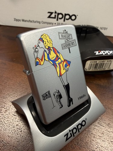 Genuine zippo lighter hippy - zippo,