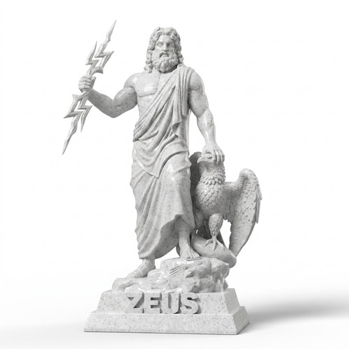 Zeus greek god statue king - statue,