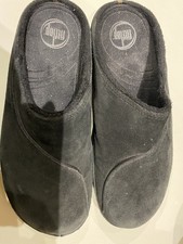 FitFlop Gogh Black Suede Clogs