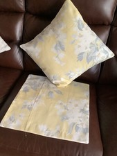 2 Laura Ashley Fabric Apple Blossom Cushion Covers 17 Inch