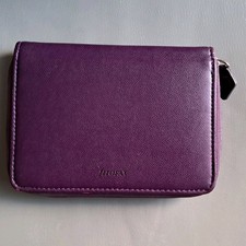 FILOFAX Pennybridge Pocket zipped compact Organiser -Purple