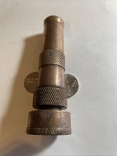 Vintage Brass Water Sprinkler Hose Nozzles  twist GOLD COBEL 4 INCHES TALL