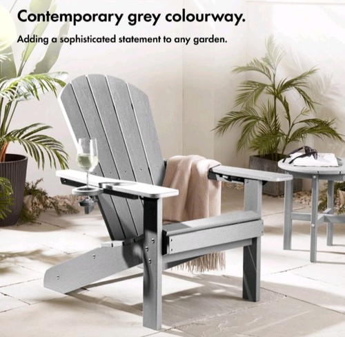 Adirondack garden chair hdpe - chair,,