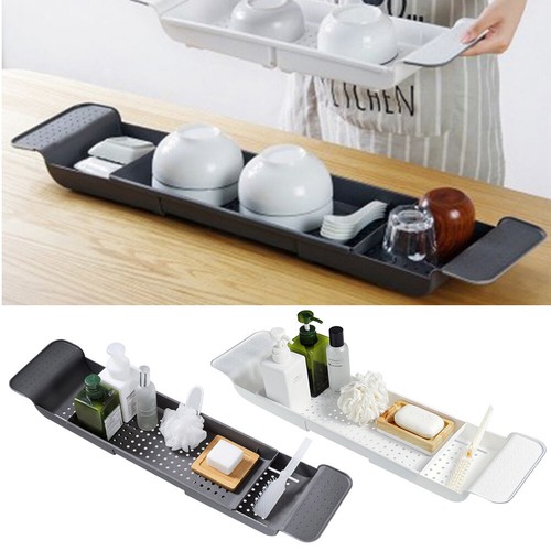 Bamboo bath rack - bamboo, expandable
