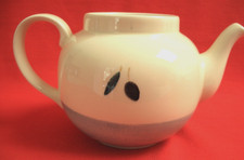 POOLE POTTERY  RACHEL BARKER ~~   FRESCO - BLUE   ~~    LARGE TEAPOT / NO LID