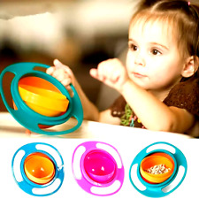 Baby Feeding Bowl Magic 360 degree RotatinG Toddler No Spill **PROMO**